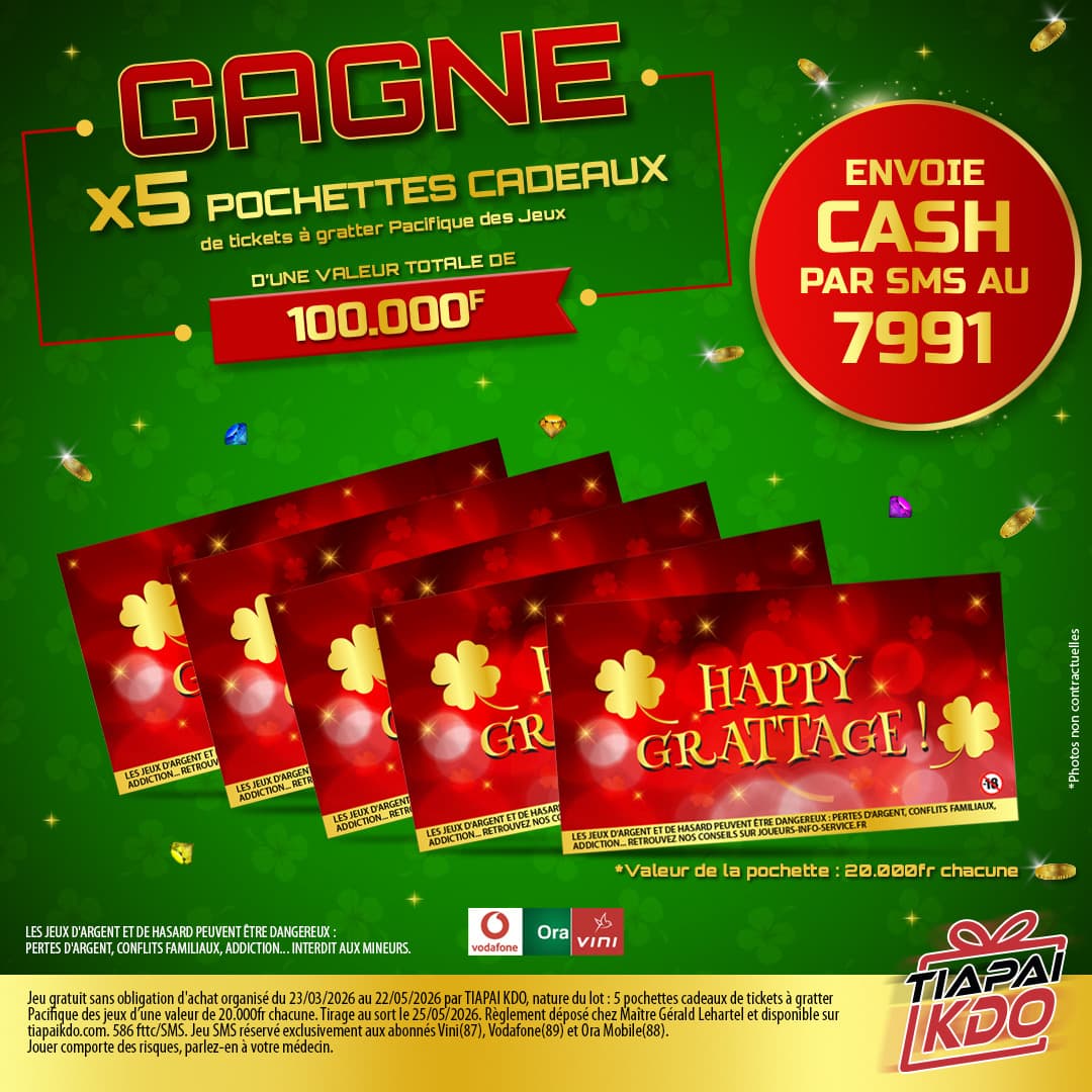 Gagne une pochette cadeaux de tickets à gratter !